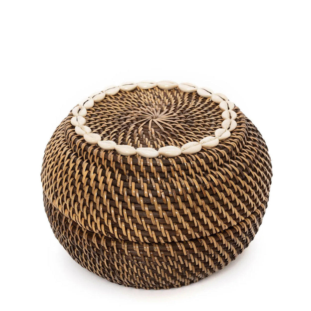 Peek-a-Boo Rattan Storage Basket