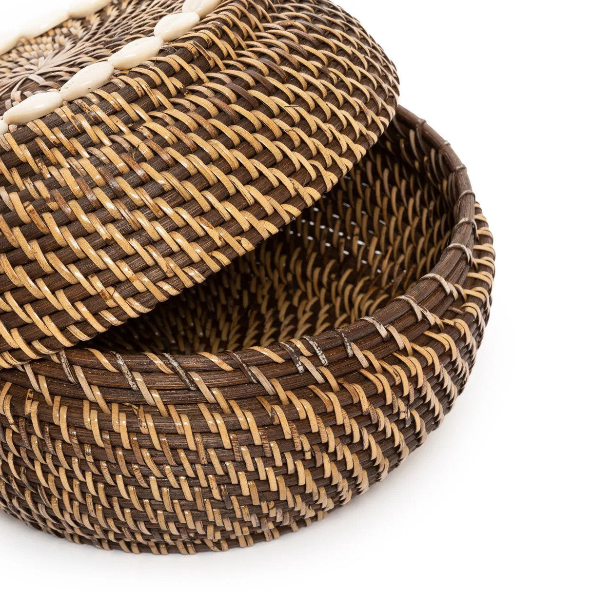 Peek-a-Boo Rattan Storage Basket