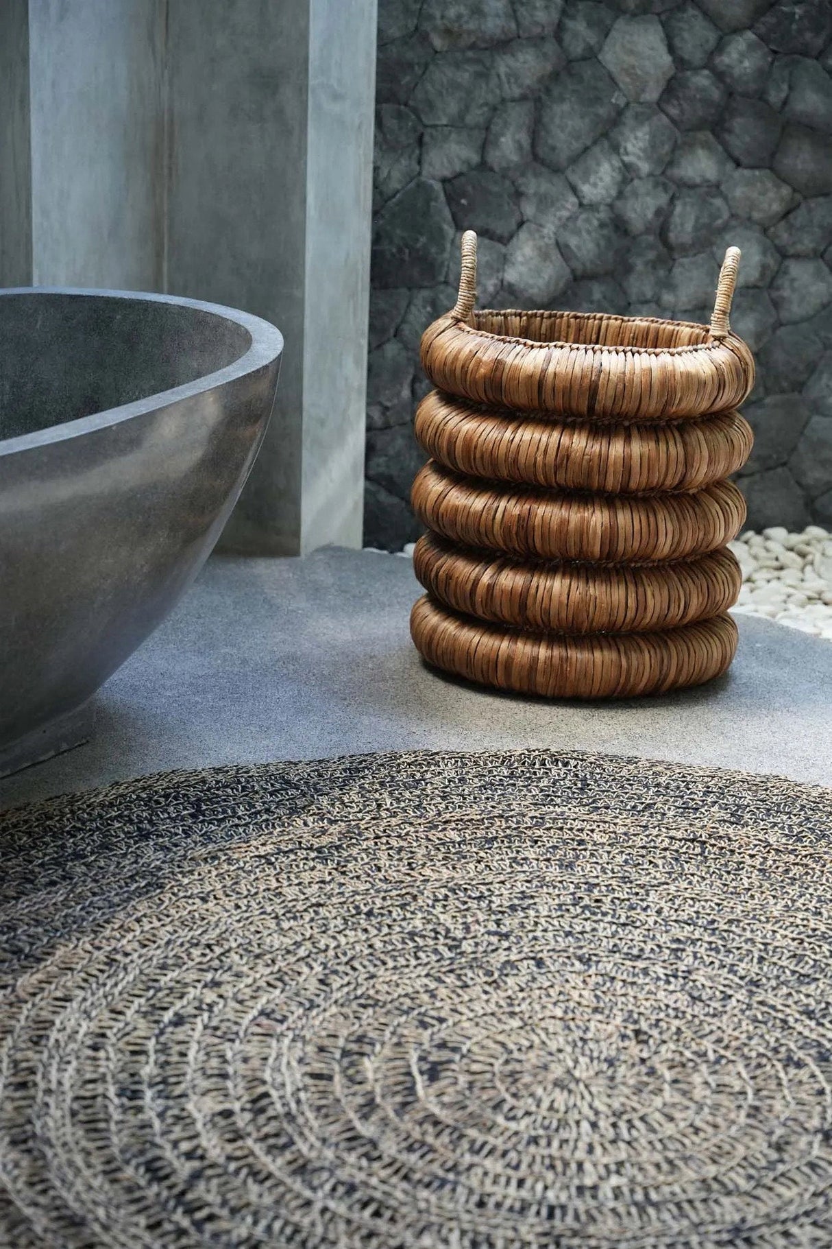 Circular Seagrass Carpet - 150 cm