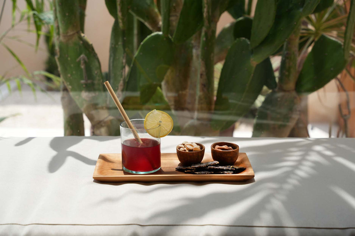 Coquetier en bois de teck