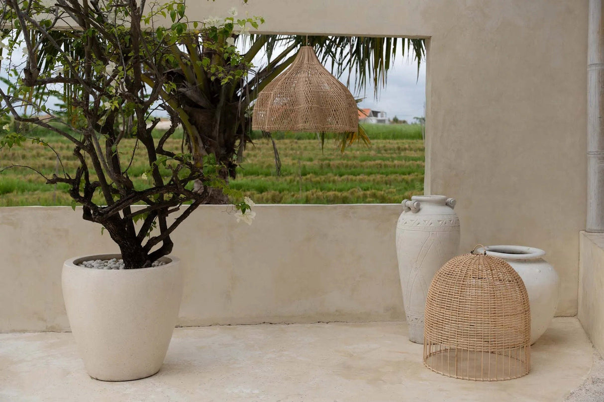 Lampe à suspension « Whipped » - Naturel - Medium