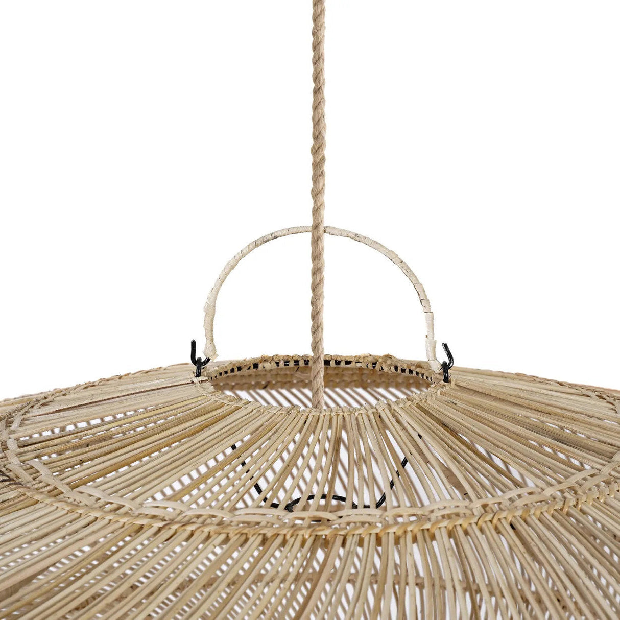 Macaron Pendant Lamp – Handcrafted Rattan Light
