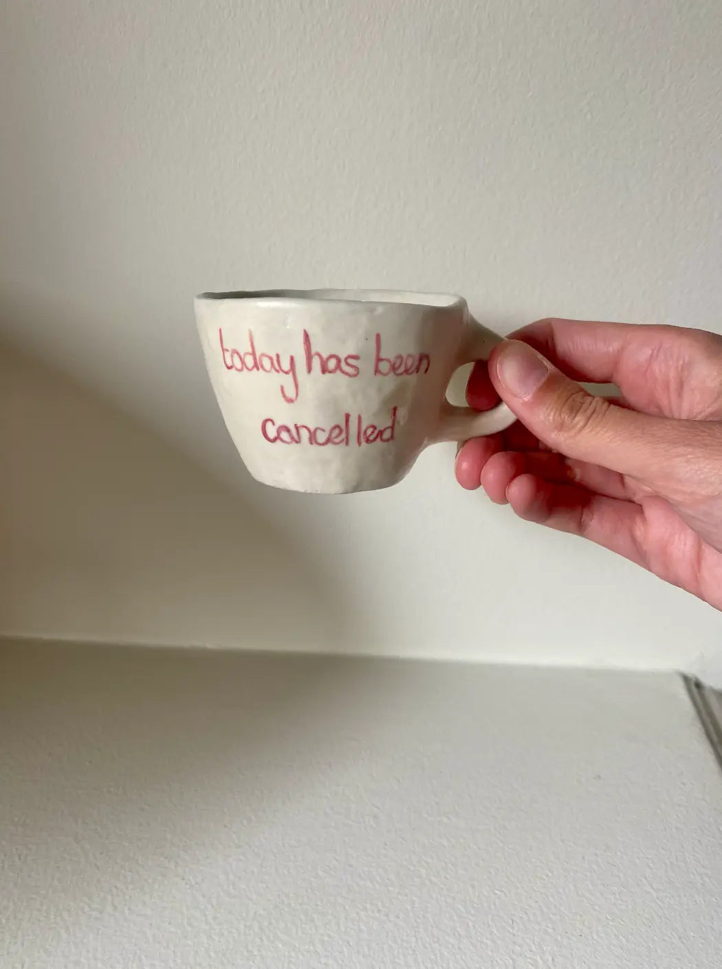 Ceramic Mug - “Today Has Been Cancelled” maisonbymartina