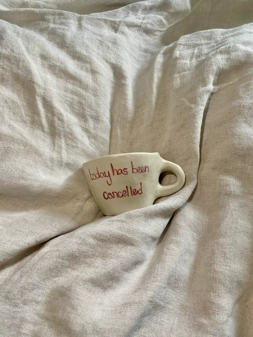 Ceramic Mug - “Today Has Been Cancelled” maisonbymartina