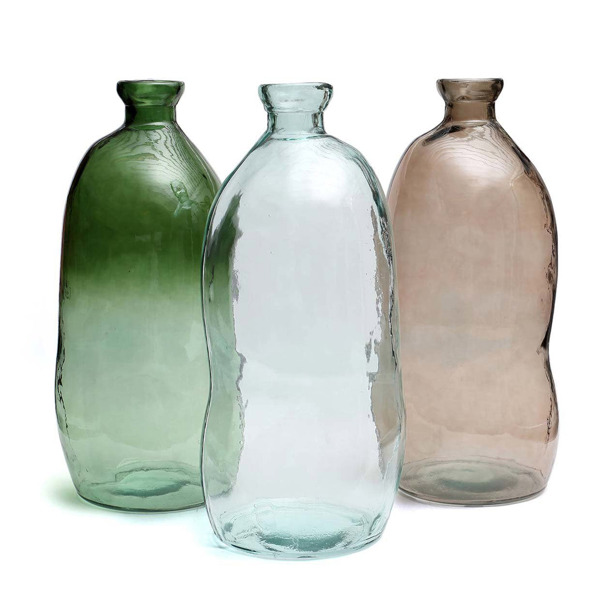 Vase Jinsuo – Élégant accessoire de décoration d’intérieur en verre recyclé pour intérieurs modernes
