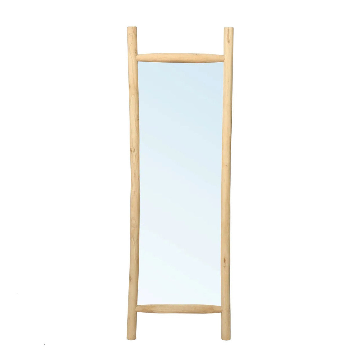 The "Island" Dressing Mirror - Natural Teak Wood