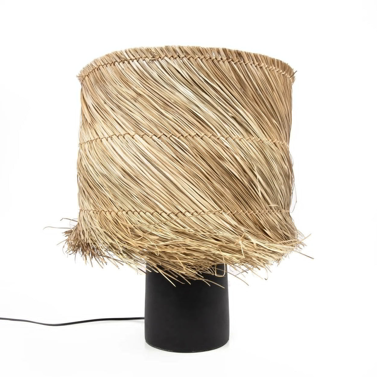 The "Pandan" Table Lamp - Black Natural