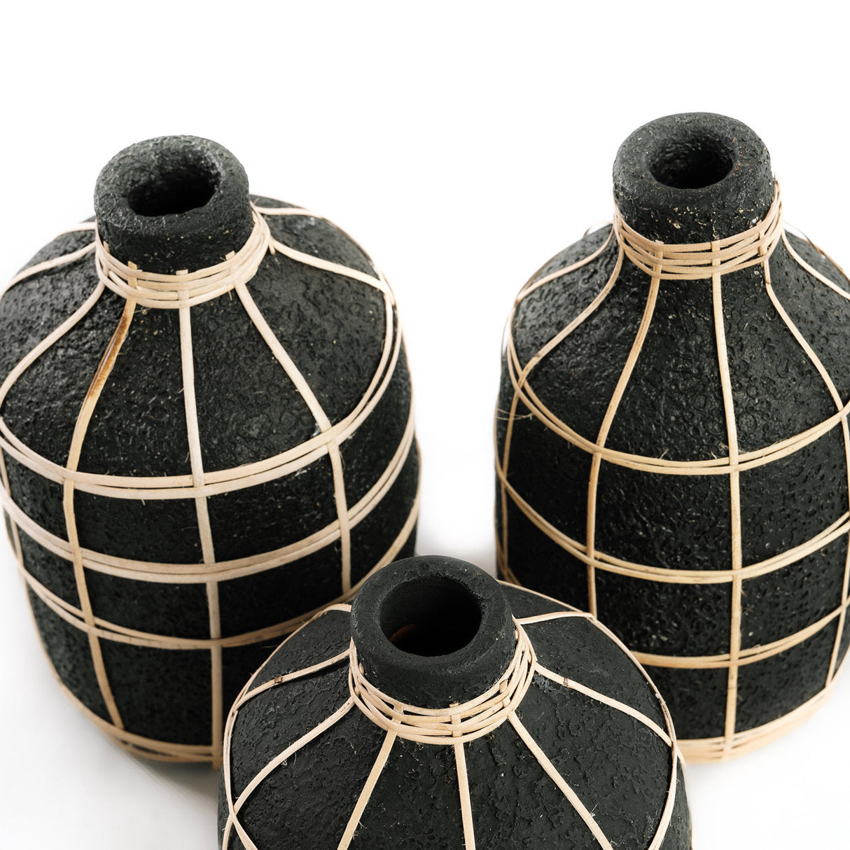 WHOOPY - Black Terracotta Vase