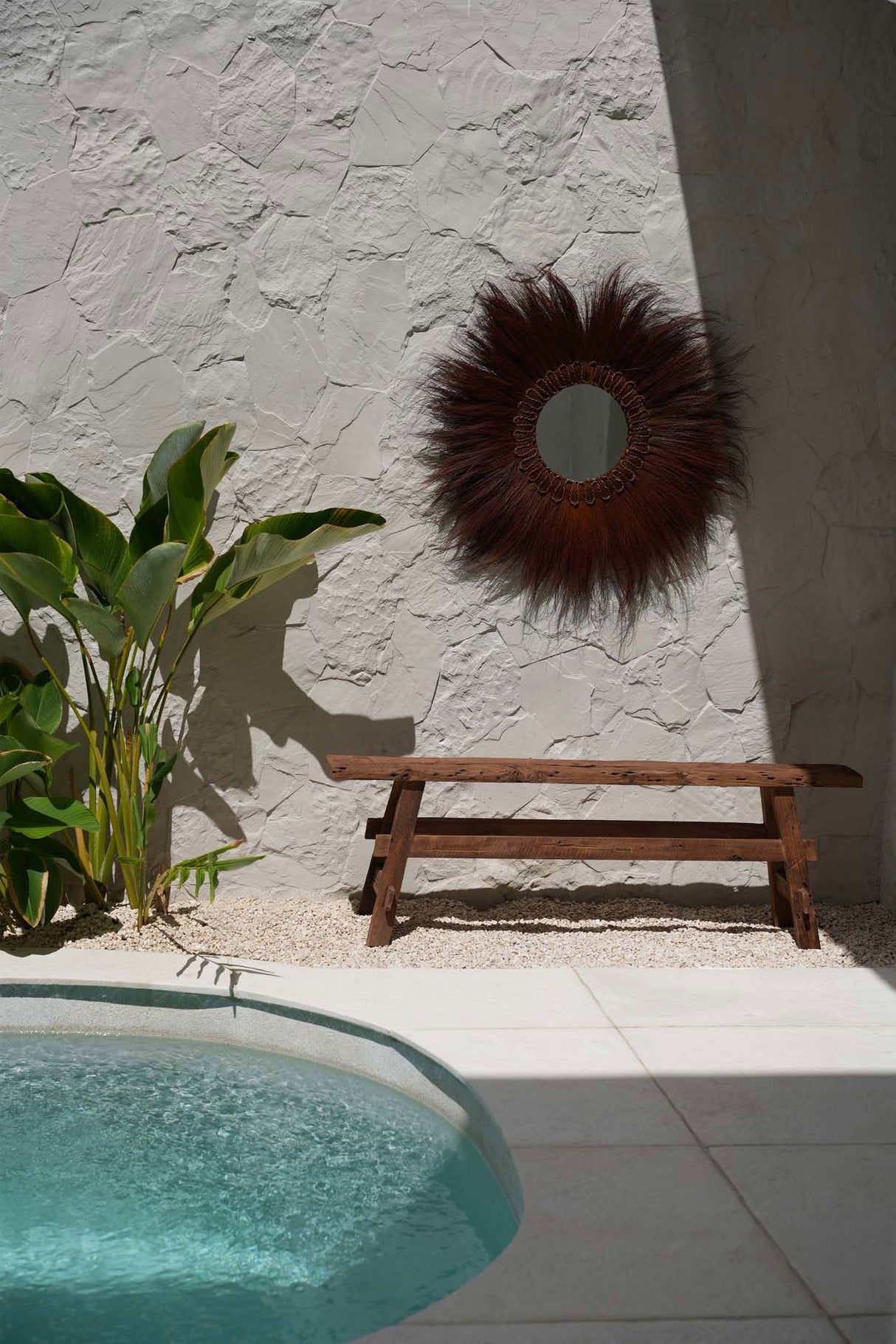 BEAUTEOUS - Rustic Bench