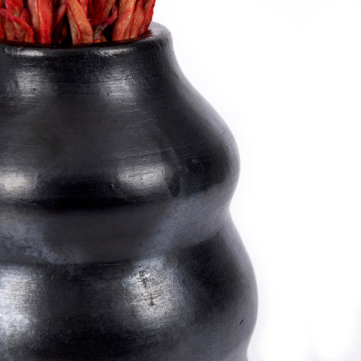 The Burned Vase - Black Terracotta