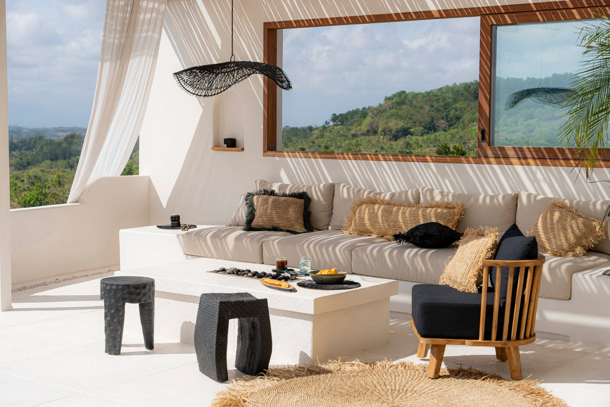 MONTANO - Tabouret robuste en bois de suar