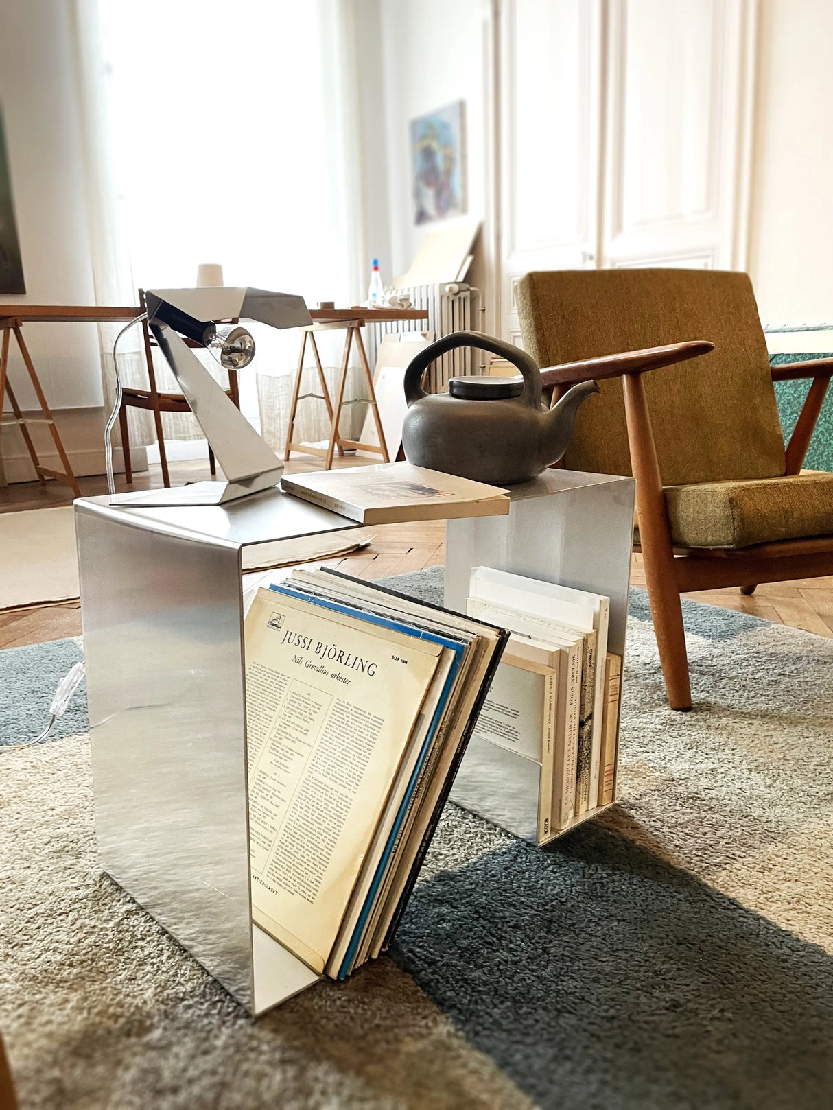 Modern Aluminium Side Table "7ADE" OK.VMH