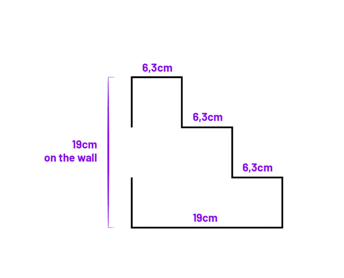 Wall-Mounted Shelf "SCAL 12" OK.VMH