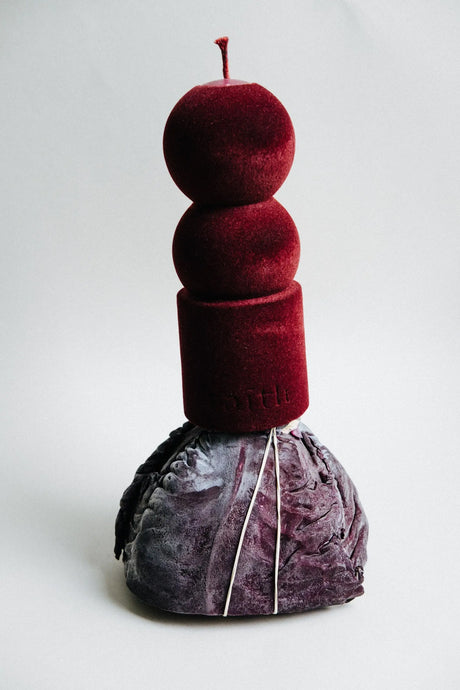 wine velvet taith soy wax candle