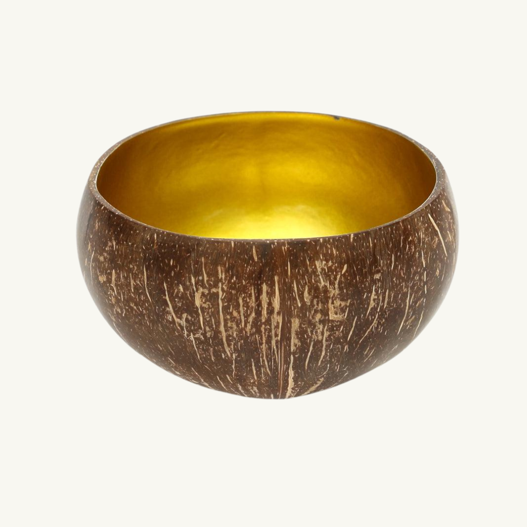 The "Coco Food" Bowl - Natural Gold