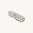 Elevate your dining space with this luxurious 100% linen tablecloth in beige, perfect for adding sophistication to any table setting