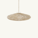 Macaron Pendant Lamp – Handcrafted Rattan Light