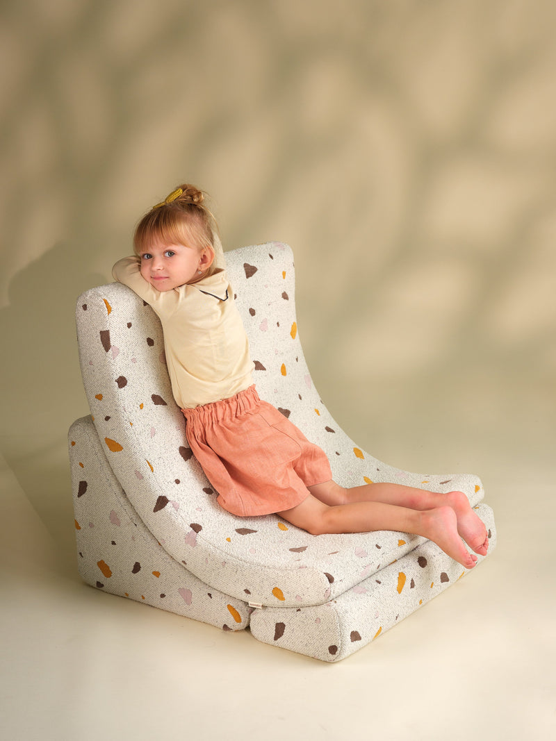 Terrazzo Marble Moon Chair WigiWama