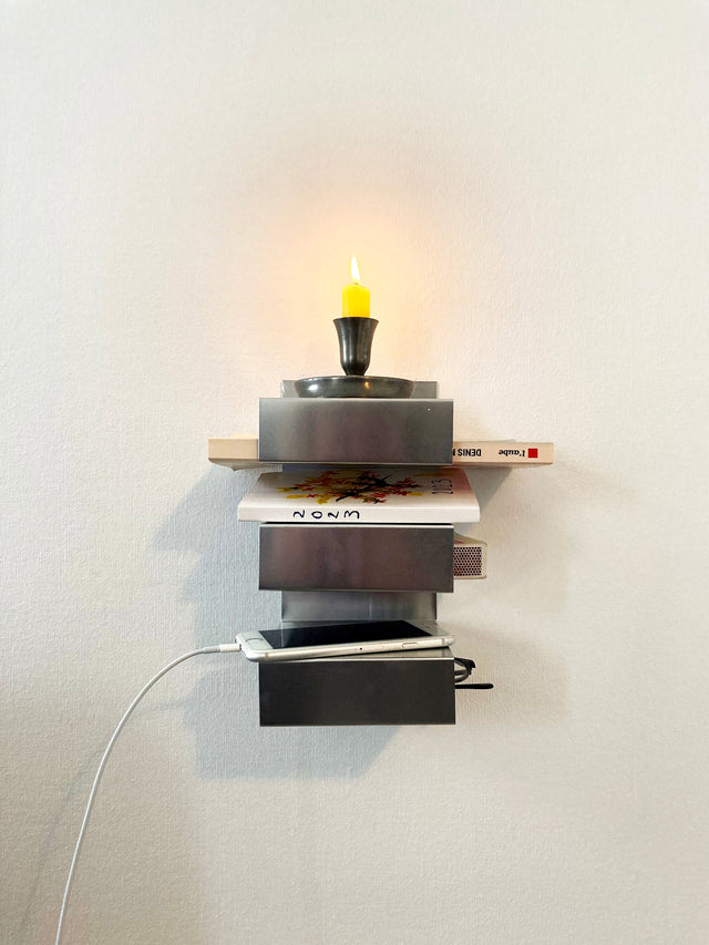 Wall-Mounted Shelf "612G4" - Handmade in France OK.VMH