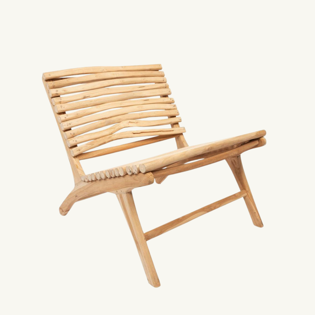 Islander Essence Teak Wood Chair – Handcrafted Outdoor Furniture