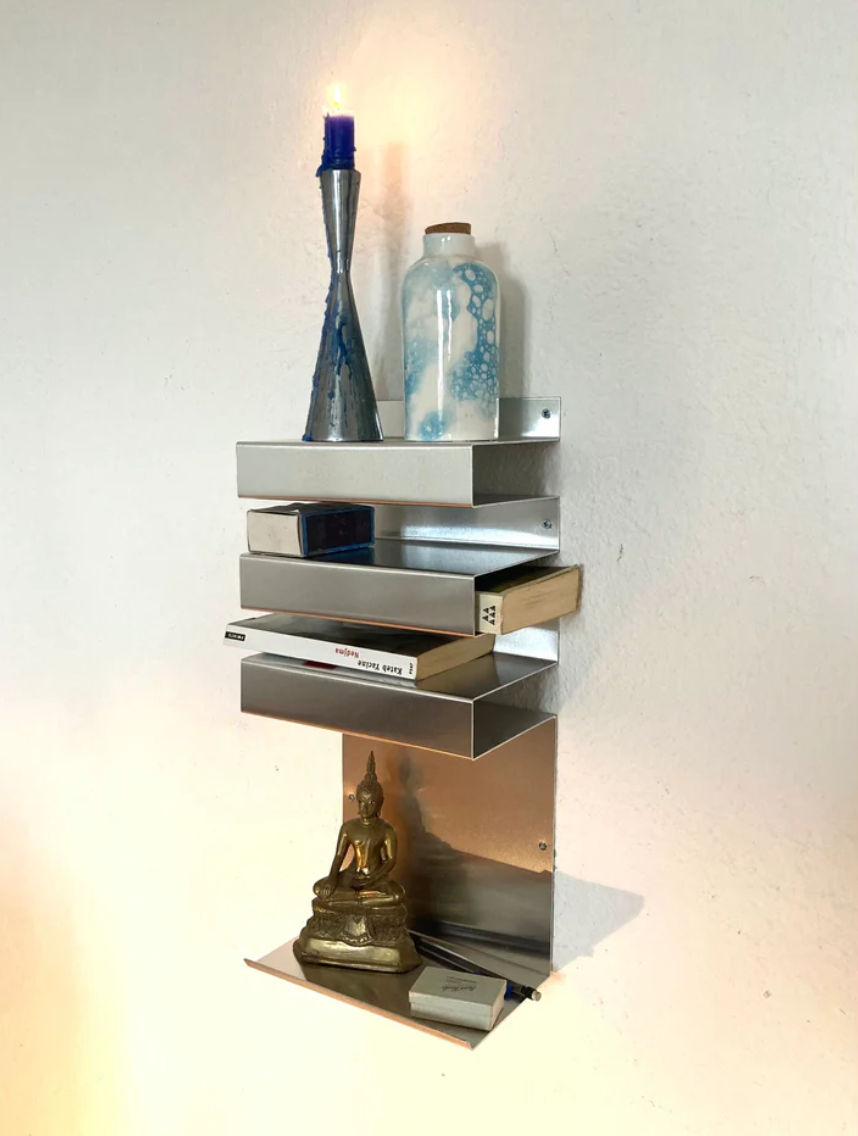 Wall-Mounted Shelf "720G4" by OK.VMH – Modern Aluminum Design