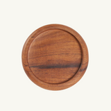 Elegant Teak Wood Coaster – Stylish Home Accent for Modern Decor