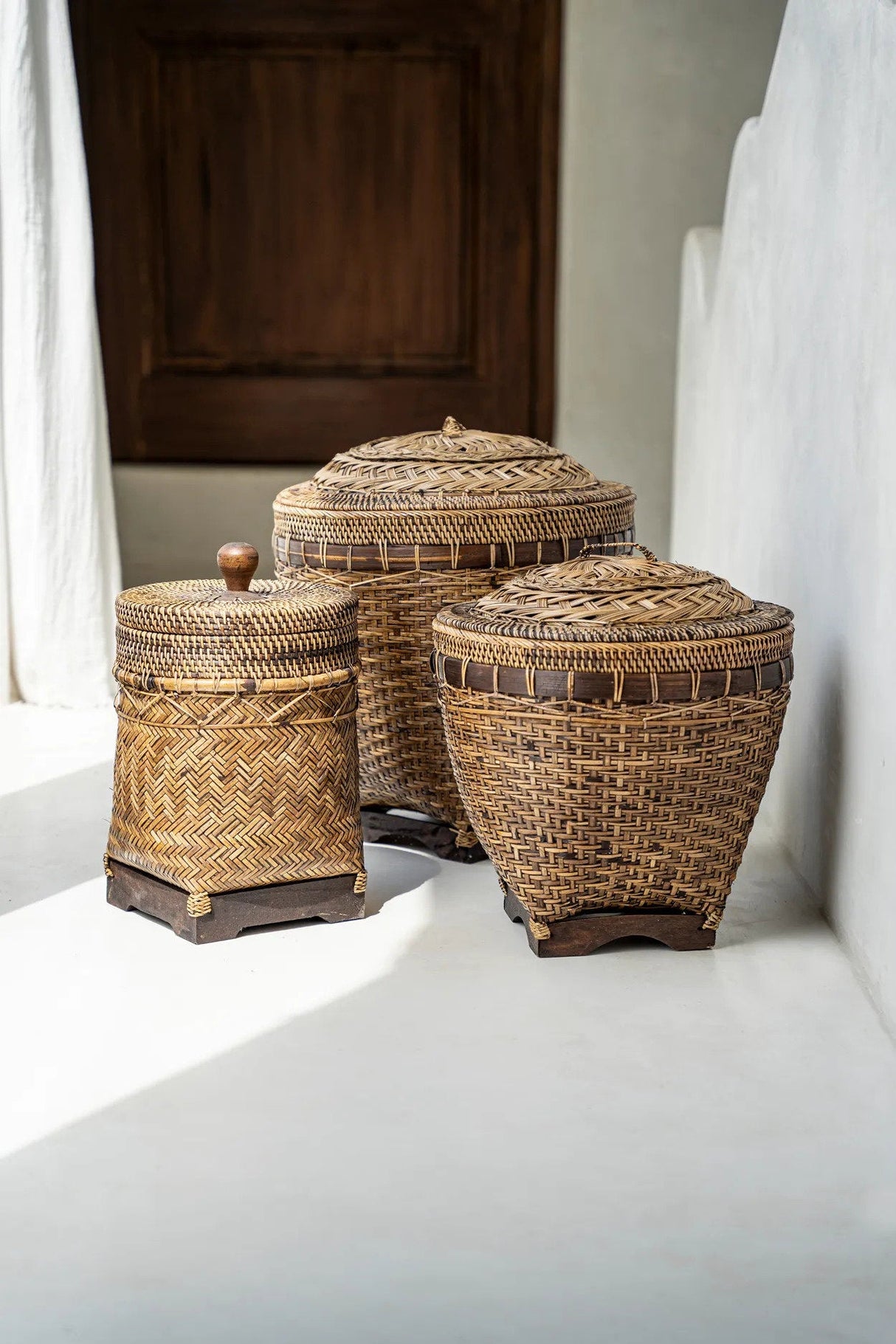 Durable Laundry Basket – Handcrafted with Rattan