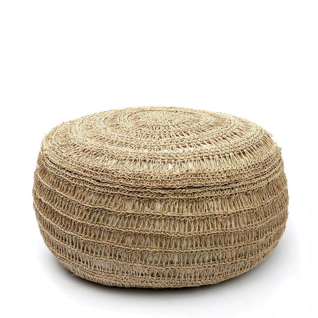 Round Seagrass Pouffe