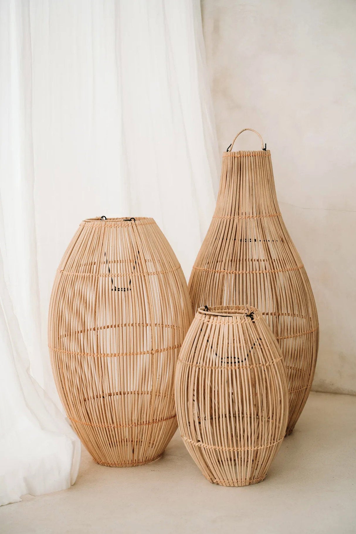 ZURI Pendant Lamp - Natural Rattan Lighting