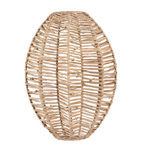 The "Avanti" Applique Wall Lamp Boho - Natural - Medium