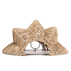 The "Avanti" Applique Wall Lamp Boho - Natural - Medium