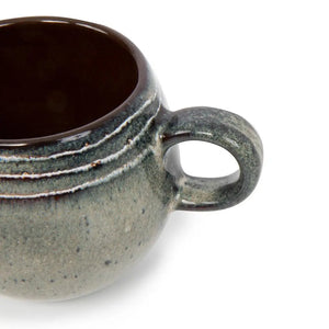 Set of 6 Comporta Collection Grey Ceramic Coffee Cups, perfect for housewarmings, birthdays, or coffee enthusiasts