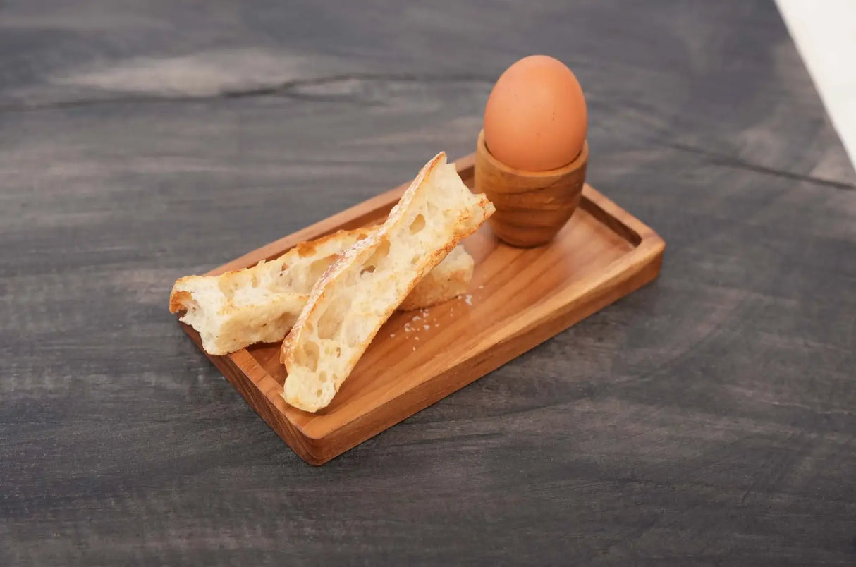 Egg Cup - Teak Wood Bazar Bizar