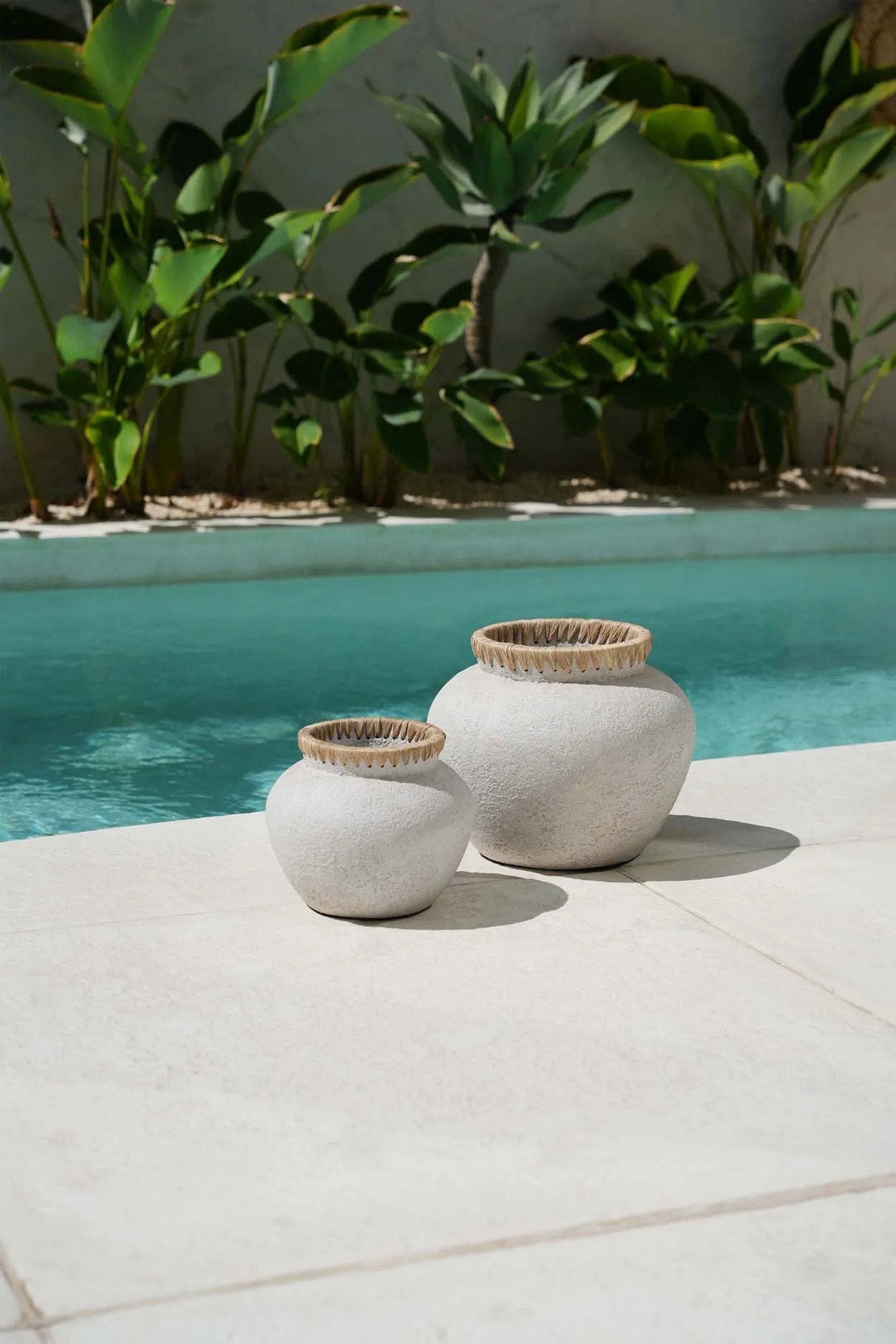 « Styly » Vase in White - Terracotta Design