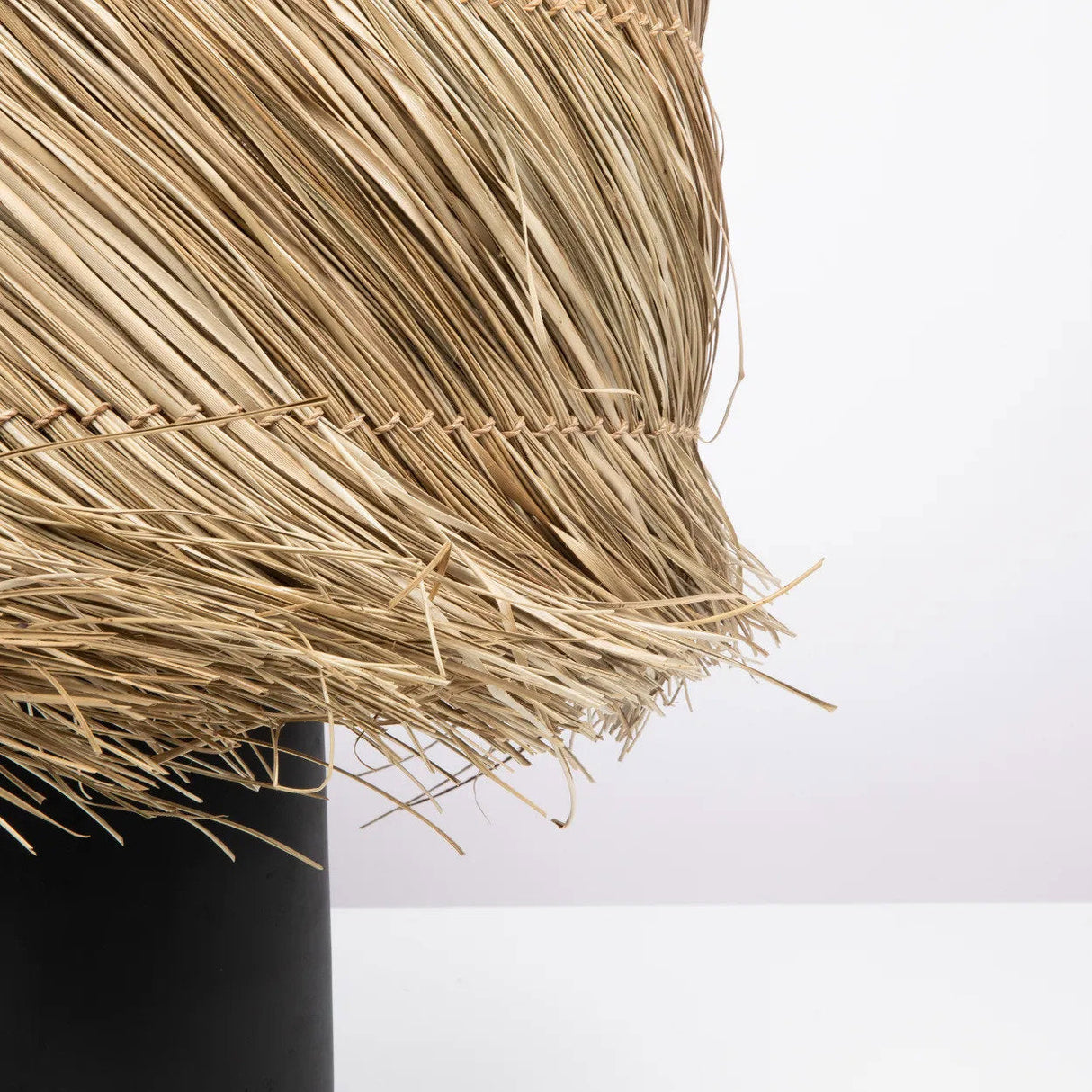 The "Pandan" Table Lamp - Black Natural