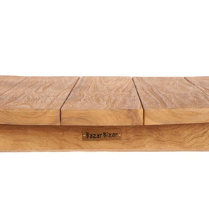 Nihi Sumba Wood Dining Chair - Durable Teak Wood