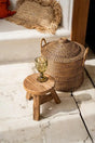 "Colonial Handles" Basket - Natural Brown - maisonbymartina