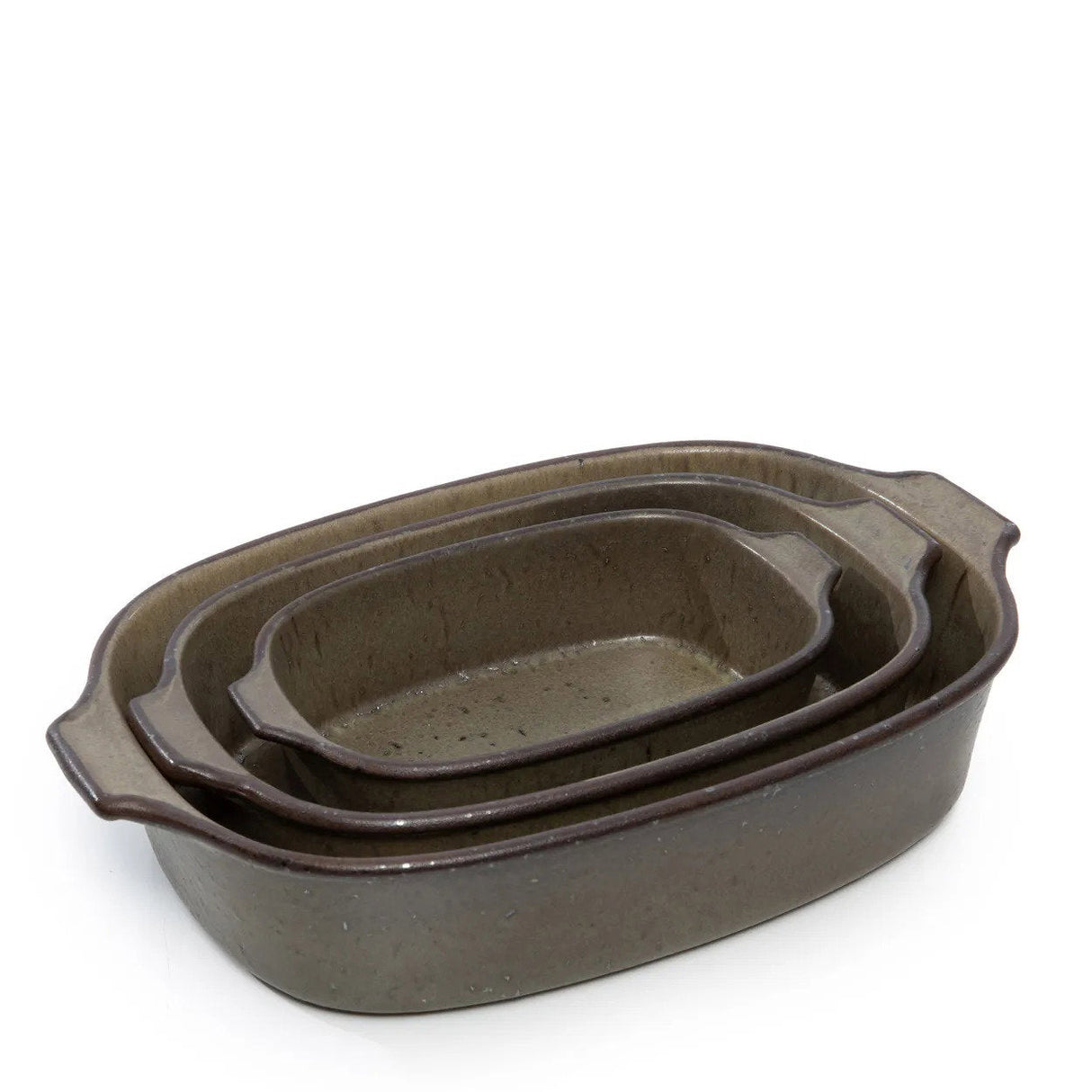 Plat de cuisson en céramique verte