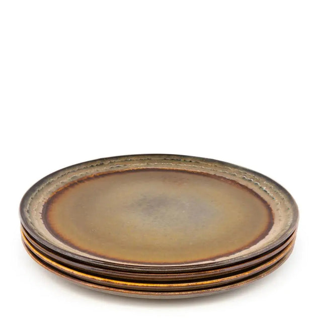 Comporta Collection Large Ceramic Plates, designed for modern dining with a sophisticated and sleek aesthetic