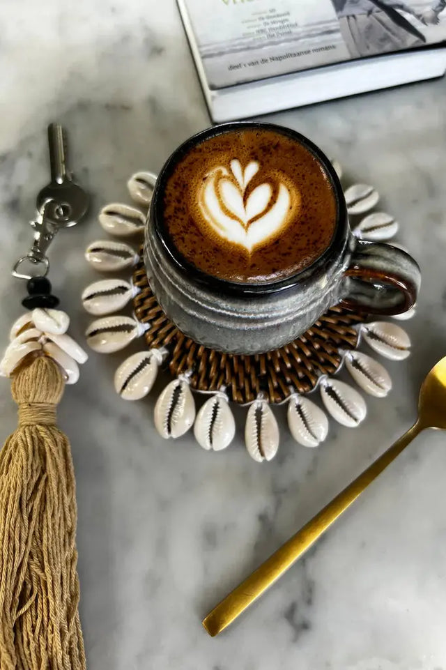 Set of 6 Coffee Cups in Grey Bazar Bizar