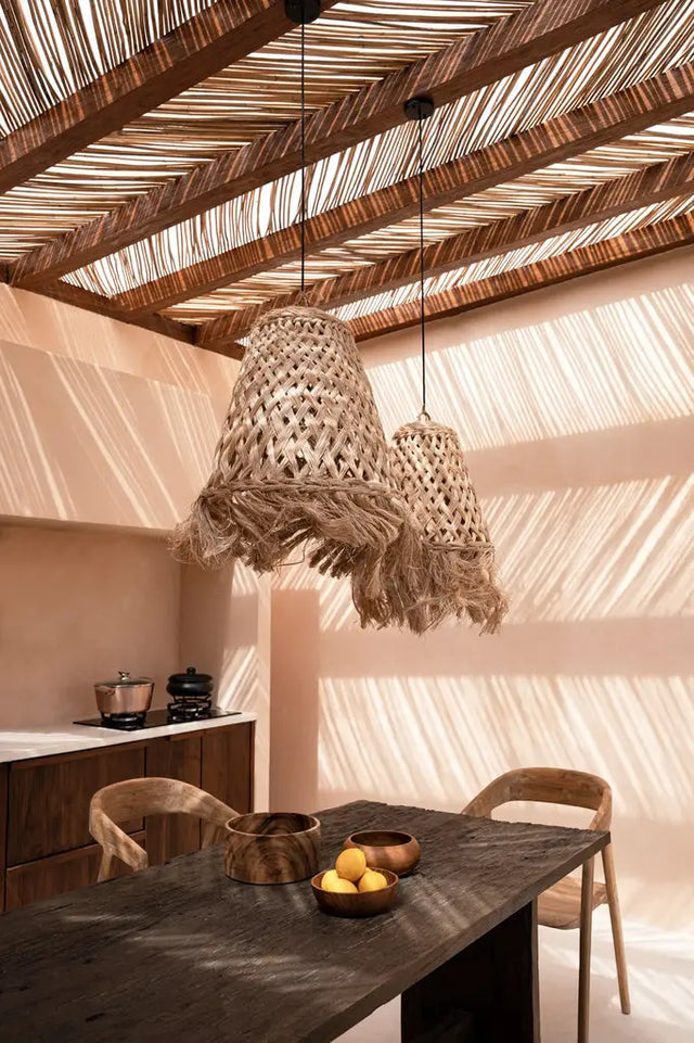 Exquisite fruit bowl made from teak root, combining functionality with the organic beauty of natural wood for a sustainable, artistic display.