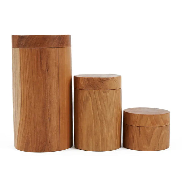 Elegant teak wood pot, handcrafted with attention to detail, showcasing the natural variations and beauty of teak root for a personalized touch to your decor.