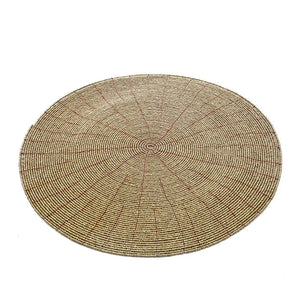 The Beaded Placemat - Gold - maisonbymartina