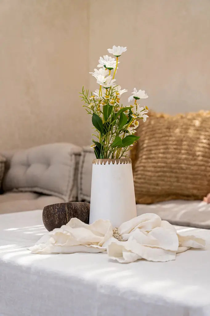 The Linen Napkin - White - Set of 4 Bazar Bizar