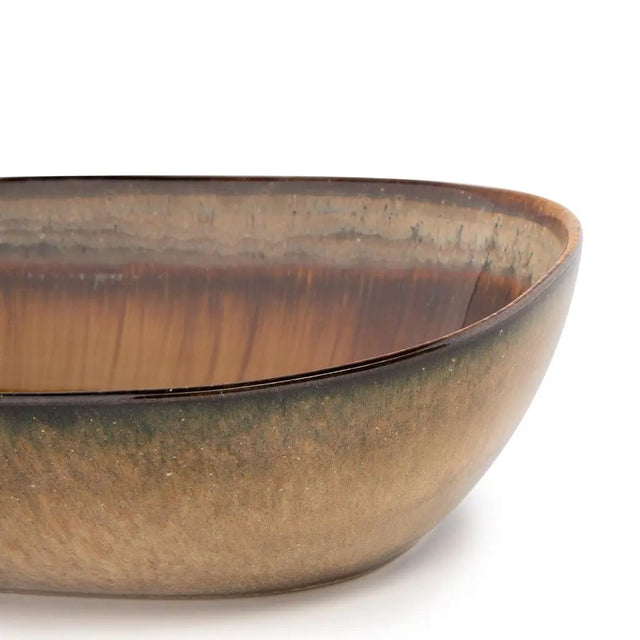 Add charm to your table setting with the Comporta Collection's Portuguese ceramic pieces, showcasing a craquelure finish and distinct color variations. Dishwasher safe and food safe.