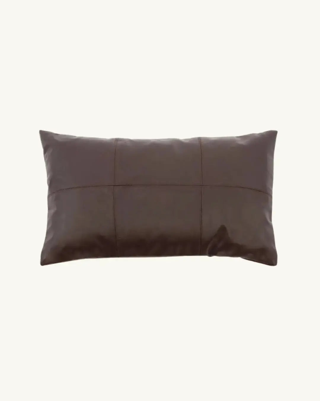 The "Six Panel" Leather Cushion Cover - 30x50cm Bazar Bizar