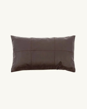 The "Six Panel" Leather Cushion Cover - 30x50cm Bazar Bizar