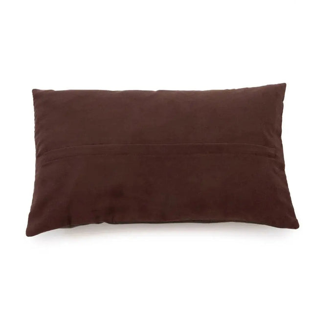 This elegant six-panel cushion in rich chocolate brown leather combines style and comfort. Ideal for your living room, bedroom, or garden lounge, adding texture and sophistication to any space.