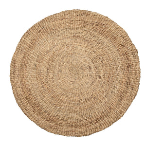 Water Hyacinth Carpet – Handwoven Boho Rug, 150 cm