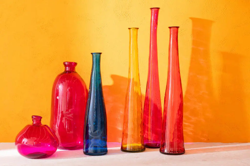 Vase Noah Glass Red Medium J-Line